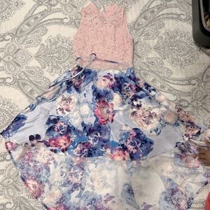 Lovely two tones dress from Macy’s